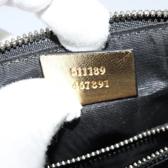 GUCCI SEGA Collaboration Shoulder Bag Leather Gold 511189 Auth bs24808 - Picture 10 of 16